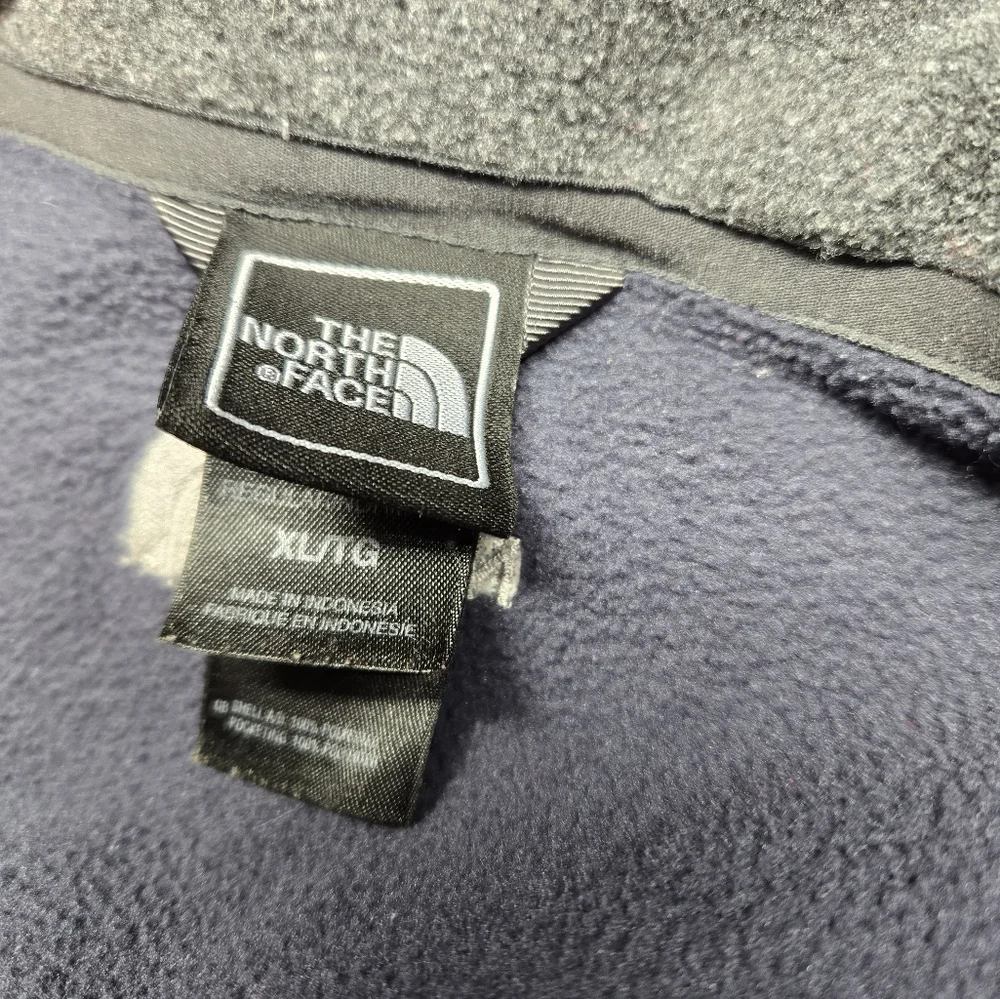 Boy's The North Face XL Extra Large Sz 16‎ Blue Gray  Khumba Fleece Jacket Coat
